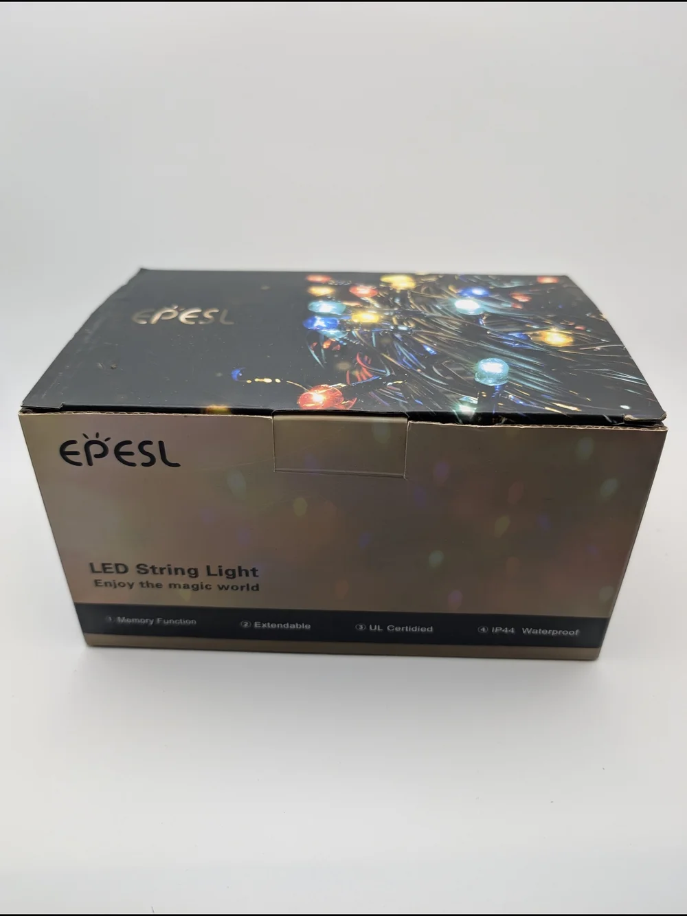 EPESL Transparent Wire String Lights 320 LED 8 Modes  X0028SPBCP BLUE LIGHTS